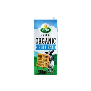 Arla Organic Full Fat Milk 200ml