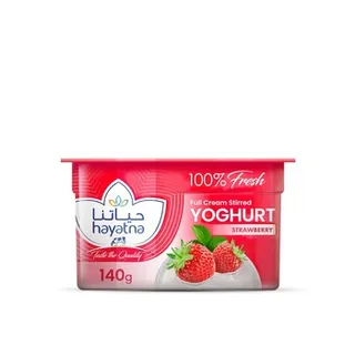 حياتنا زبادي فراولة 140g