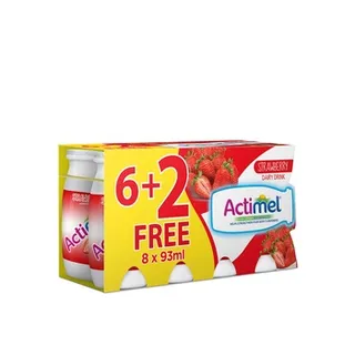 Alsafi Actimel Strawberry 93 ml 6+2 free