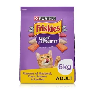 Friskies Surfin Favourites Dry Cat Food 6kg