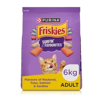 Friskies Surfin Favourites Dry Cat Food 6kg