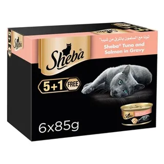 Sheba Flaked Tuna With Salmon 6x85g
