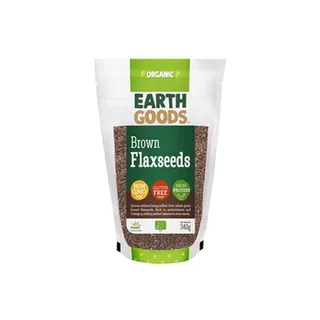 Earth Goods Organic Brown Flaxseeds 340g