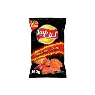 Lays Flaming Hot Potato Chips 160g