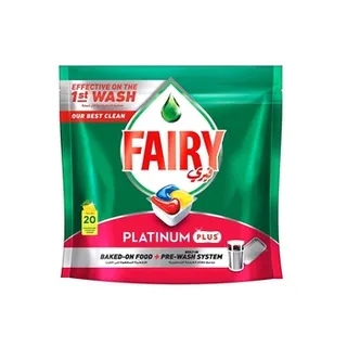 Fairy All In One Plus Dishwasher Capsules 20 Count