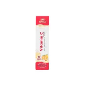Sunshine Nutrition Vitamin C 1000mg Orange Flav Efferv Tablets