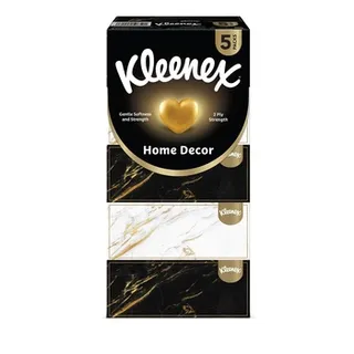 Kleenex Home Decor Facial Tissue - Pack of 5 Boxes 170 Sheets x 2 Ply