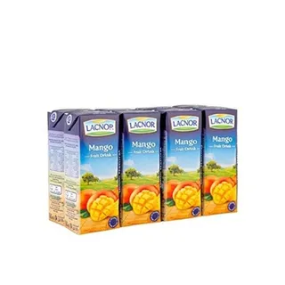 Lacnor 100% Long Life Juice Mango Slim 8 x 180ml