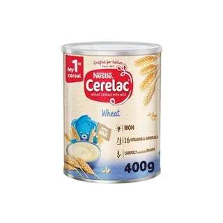 Nestle Cerelac Wheat with Milk Infant Cereal Tin Pack 400g