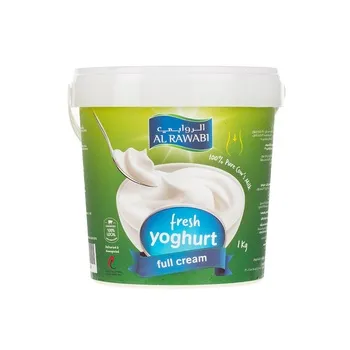 الروابي زبادي طازج كامل القشدة 1kg
