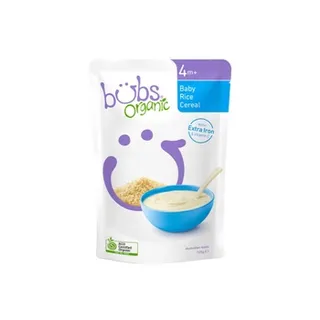 Organic Bubs Baby Rice Cereal 125g