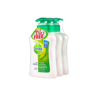 ديتول غسول يدين أصلي 2 x 200 ml + 200 ml مجاني