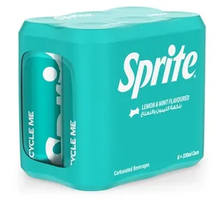 Sprite Lemon & Mint 6 x 330ml Can