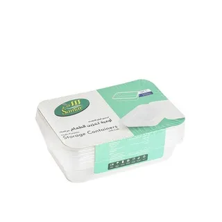 Samar Microwave Container Rectangular 500cc With Lid