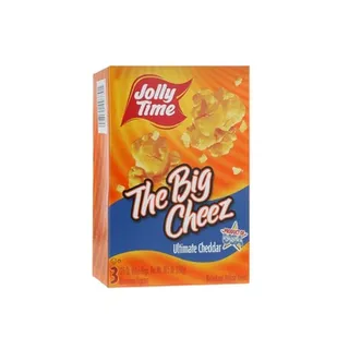 Jolly Time Microwave Pop Corn Cheddar Cheese 10.5 oz