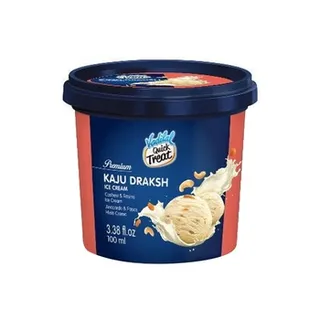 Vadilal Kaju Draksh Ice Cream Quick Treat 100ml