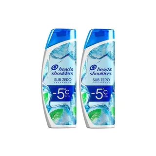 Head And Shoulders Sub Zero Freshness Shampoo 400ml Pack of 2