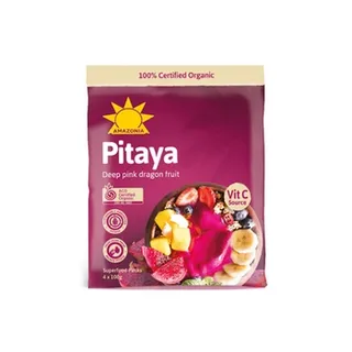 Amazonia Organic Deep Pink Pitaya Dragon Fruit Superood 100g