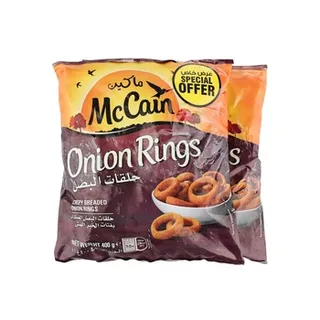 McCain Onion Rings 400g Pack of 2