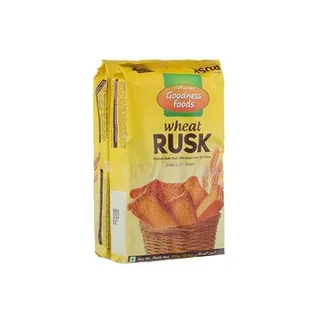 Goodness Foods Wheat Rusk 300g Pack of 2