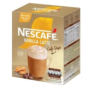 NesCafé Café Style Vanilla Latte 10 x 18.5g