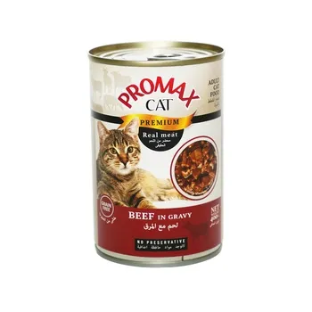 Promax Cat Canned Beef In Gravy 400g