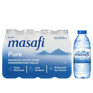 Masafi Bottled Drinking Water 12 x 330ml (Kids)