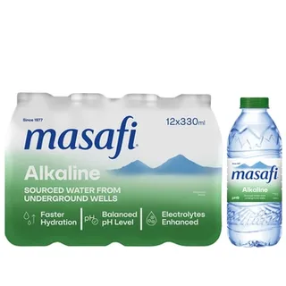 Masafi Alkaline Drinking Water 12 x 330ml