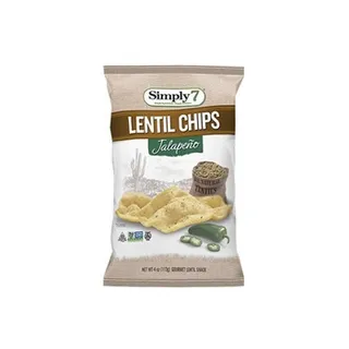 Simply7 Chips Lentil Jalapeno 3.65 Oz