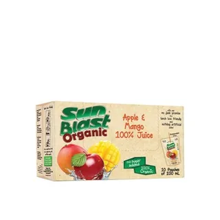 Sunblast Organic Apple & Mango 10 x 200ml