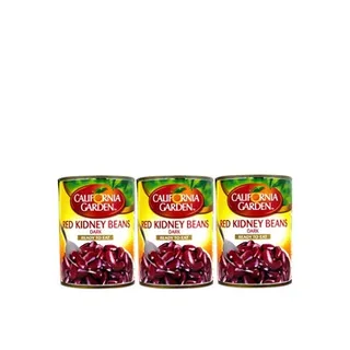 California Garden Canned Red Kidney Beans Dark 400g Pack of 3