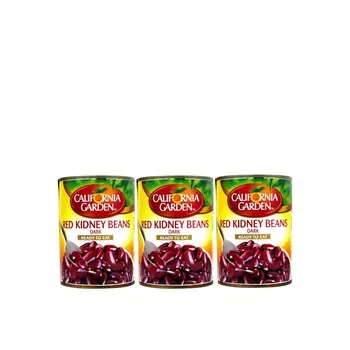 California Garden Canned Red Kidney Beans Dark 400g Pack of 3
