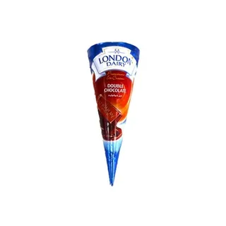 London Dairy Double Chocolate Cone Ice Cream 120ml