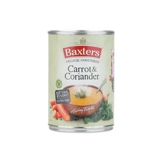 Baxters soup carrot & coriander 400g