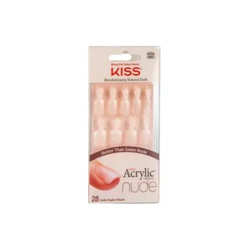 Kiss Salon Acrylic Nude French Nails KAN01
