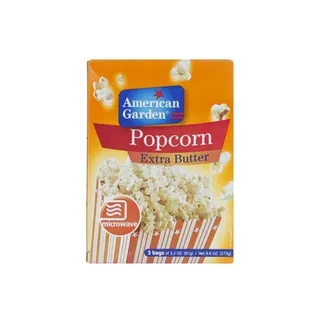 American Garden Microwave Popcorn Extra Butter