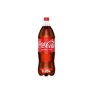 كوكا-كولا أوريجينال تيست  كاربونيتد سوفت درينك  بي تي 2.25 ltr  سينجل بيس