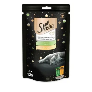 Sheba Melty Mixed Creamy Treats Chicken Mix Cat Treats 48g