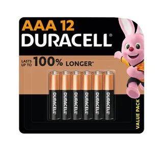 Duracell Battery AAA 12 Pack Monet