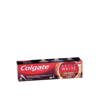 Colgate Optic White For Coffee Tea And Tobacco Lovers 75ml