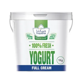 حياتنا زبادي كامل الدسم 1kg
