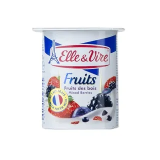 Elle & Vire Fruit Yoghurt Mixed Berries 125g