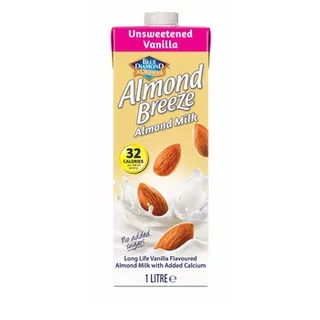 Blue Diamond Almond Breeze Vanilla Unsweetened 1L