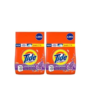 Tide Automatic Laundry Powder Lavender Scent 2.5Kg Pack Of 2