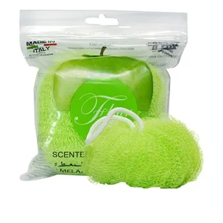 ناتورا أميكا زيكا إسفنجة حمام معطرة تفاح أخضر 40g