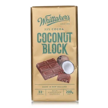 Whittakers Coconut Block Bar 200g