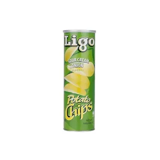 Ligo Potato Chips Sour Cream Onion 160g