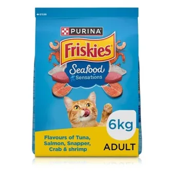 Friskies Seafood Sensations Dry Cat Food 6kg