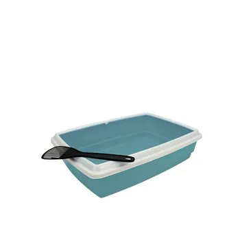 Agrobiothers Cat Litter Tray With Rim & Scoop - 44cm