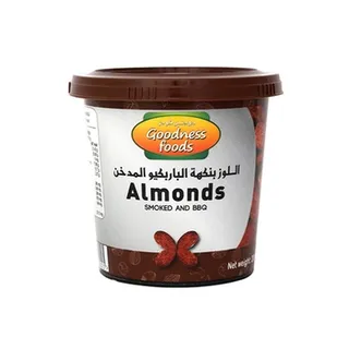 Goodness Food Almonds Smoked & BBQ Jar 200g